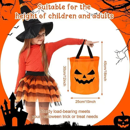 Spooky LED Pumpkin Trick or Treat Bag