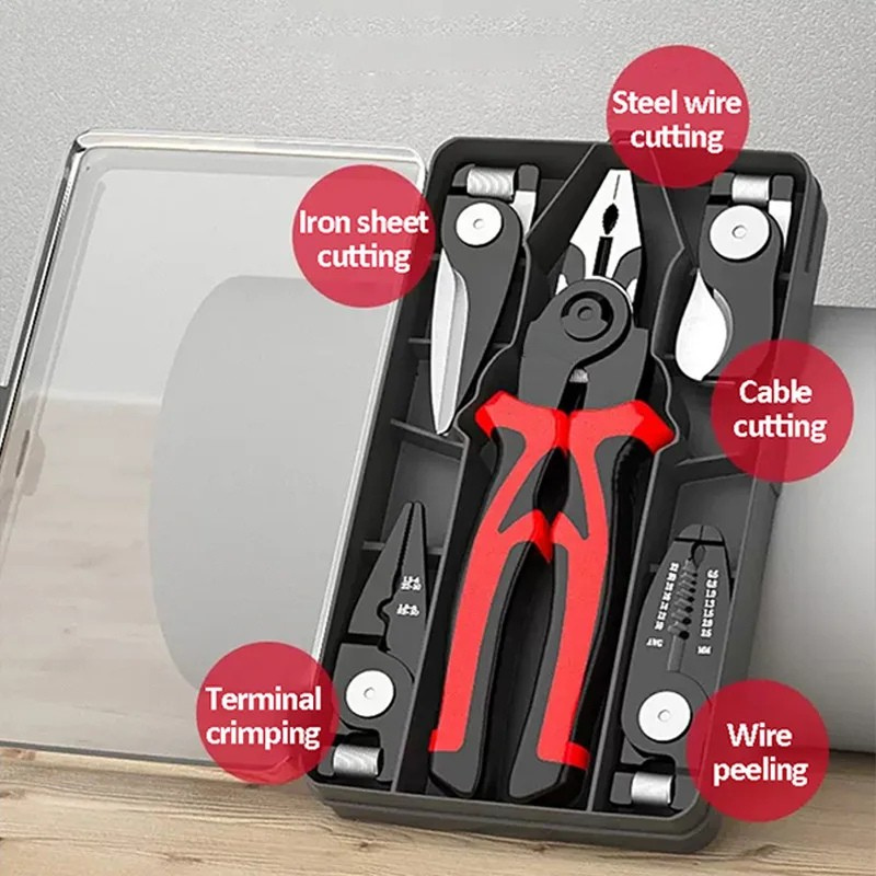 Versatile 5 Piece Plier Tool Set