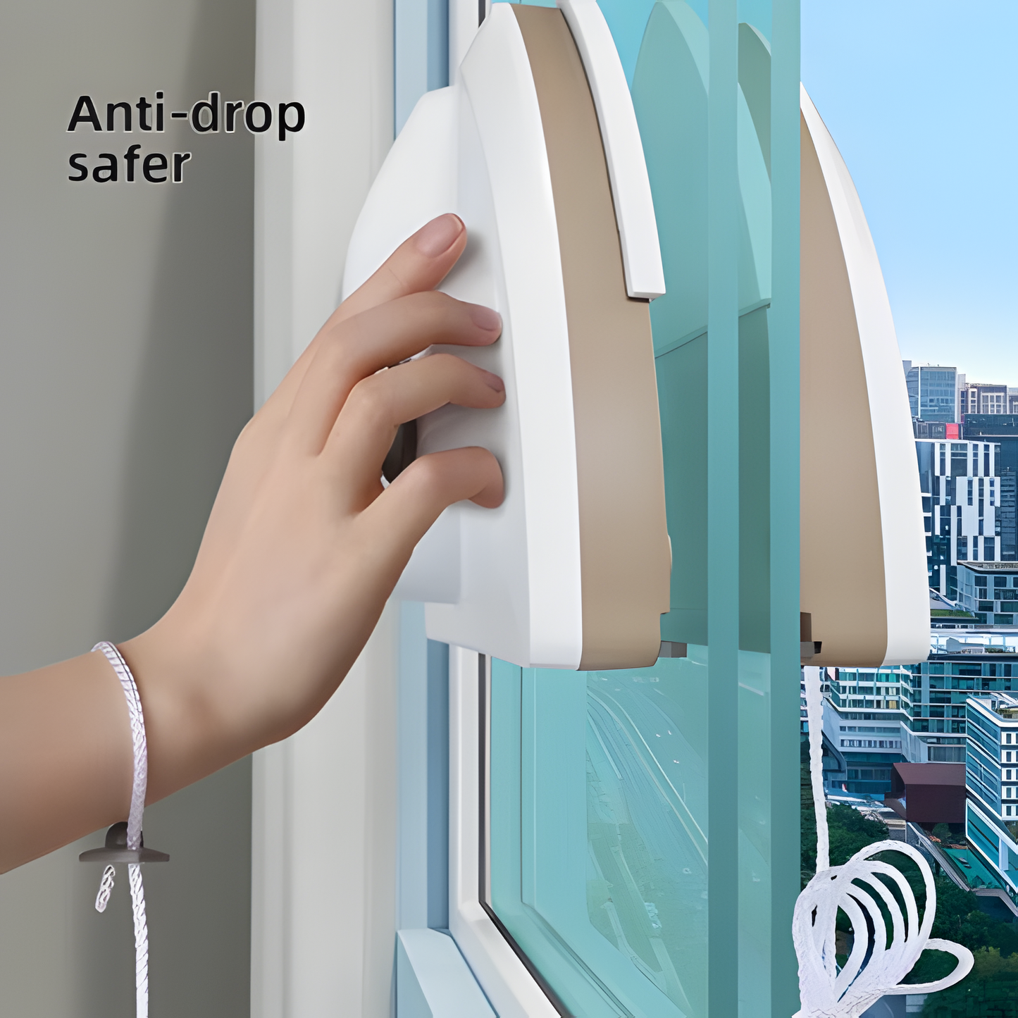 Easy Glass Window Cleaning Tool with Water Spray