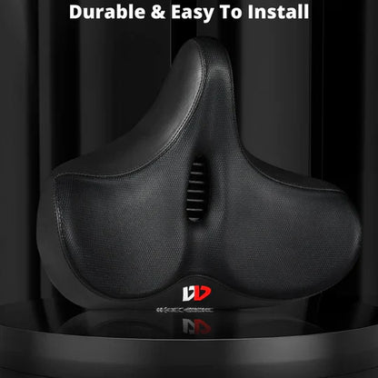 Plush Padded Bike Seat with Durable Water Resistant Cover