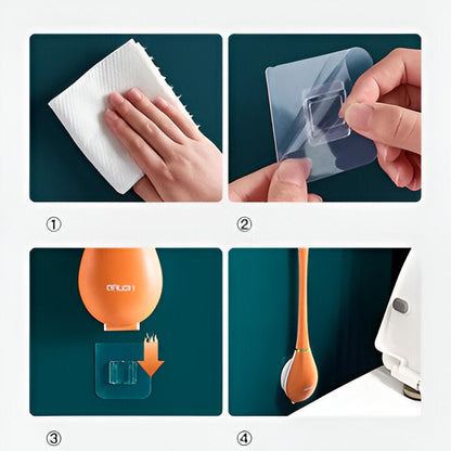 Flexible Bathroom Toilet Cleaner Brush
