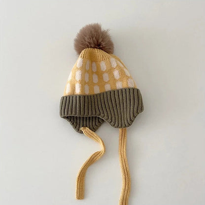 Warm Kids Winter Earflap Beanie Cap
