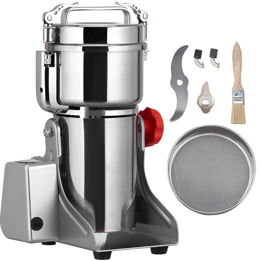 Heavy Duty Electric Grain Mill for Spices and Grains - Hehif