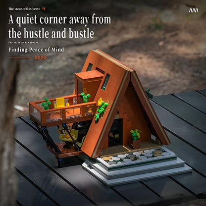 Fun DIY Wooden House Building Kit Blocks Set