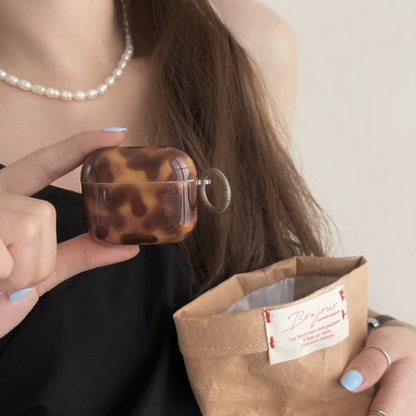 Animal Print Hard Shell AirPods Case