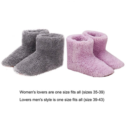 Warm Cozy Electric Slippers for Men Women