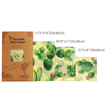 Eco Friendly Reusable Food Storage Wrap Set