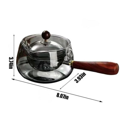 Delicate Floral Tea Pot with Strainer