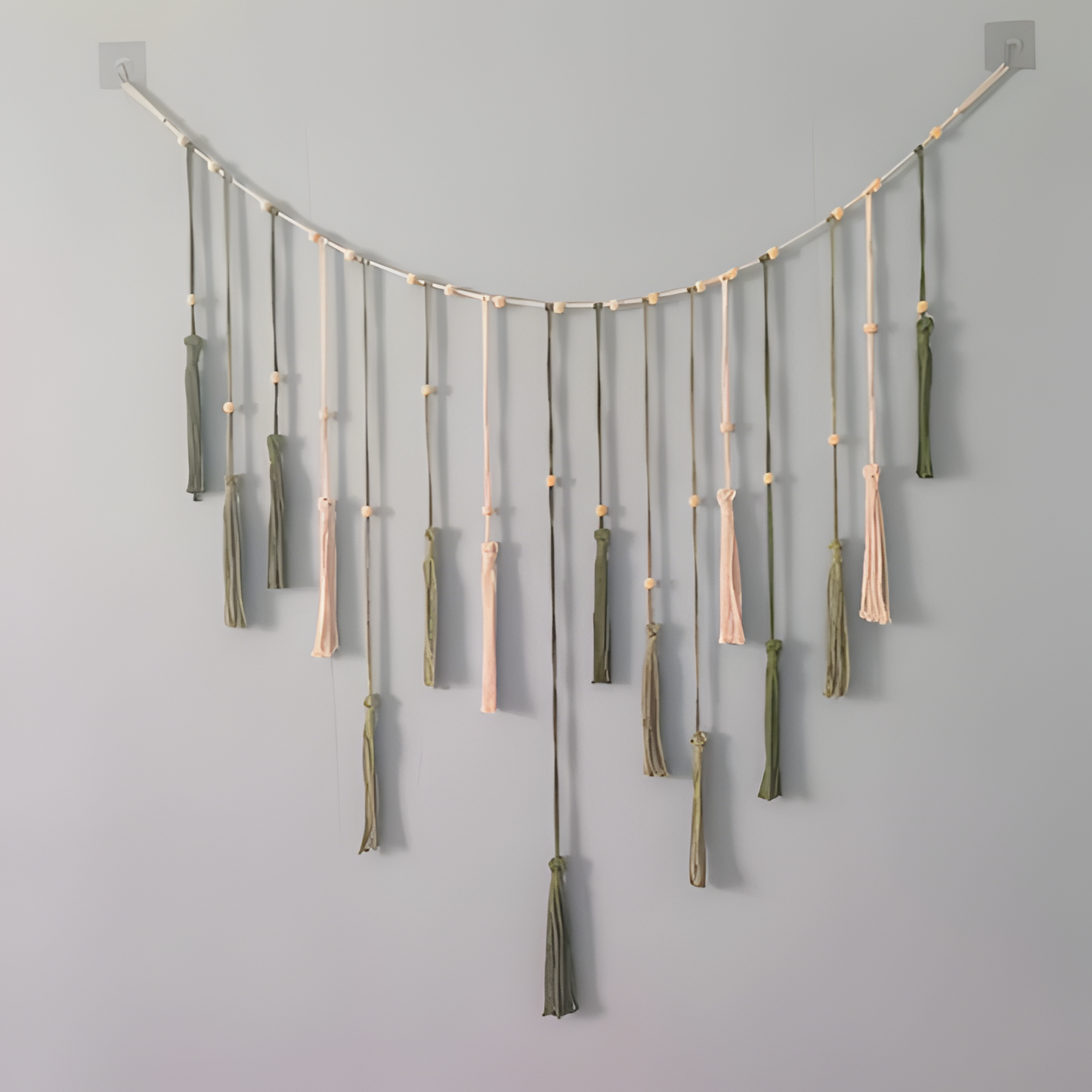 Unique Textile Wall Art, Handmade Boho Decor Hanging