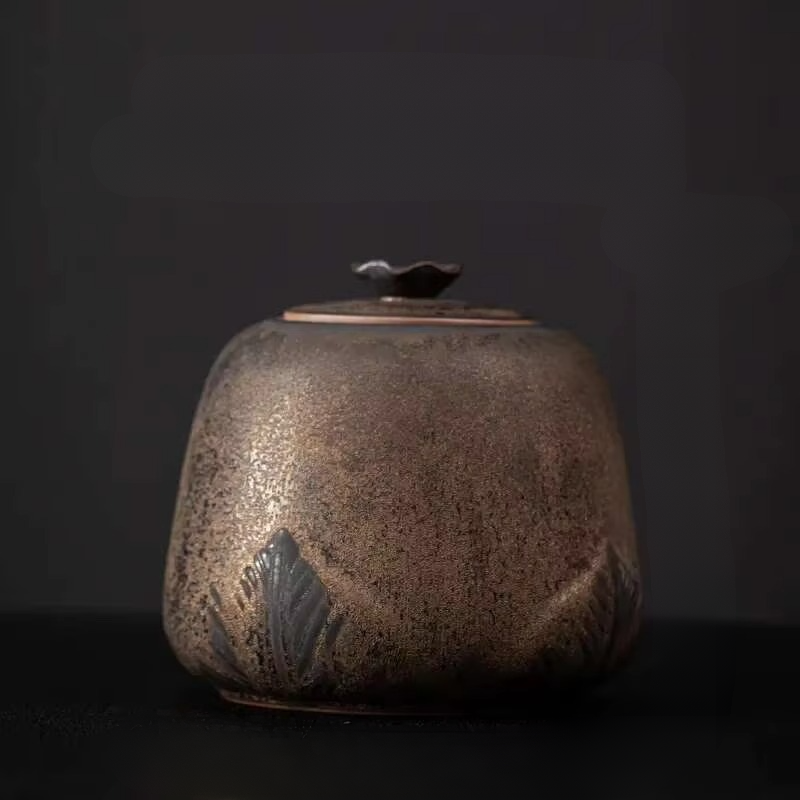 Airtight Ceramic Storage Canister for Tea Coffee Sugar