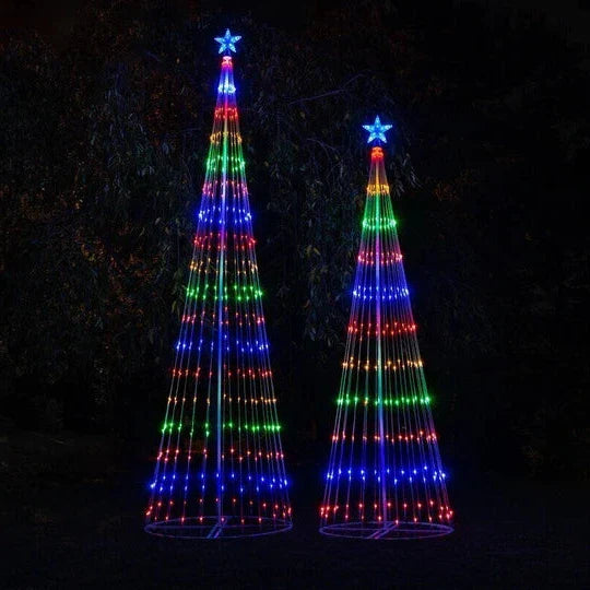 Colorful Animated Outdoor Christmas Tree String Lights