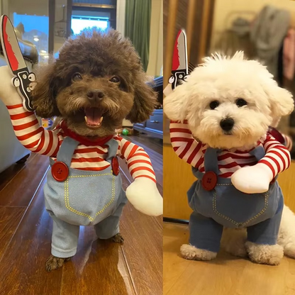 Spooky Horror Pet Costume for Dogs Cats