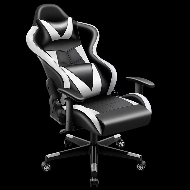 Comfortable Gaming Office Chair with Recline and Adjustable Arms - Hehif