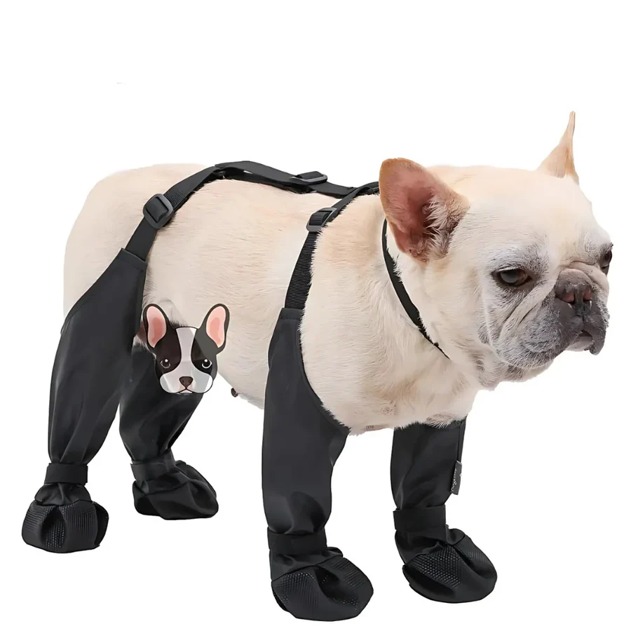 Waterproof Puppy High Top Boots with Grip Soles - Hehif
