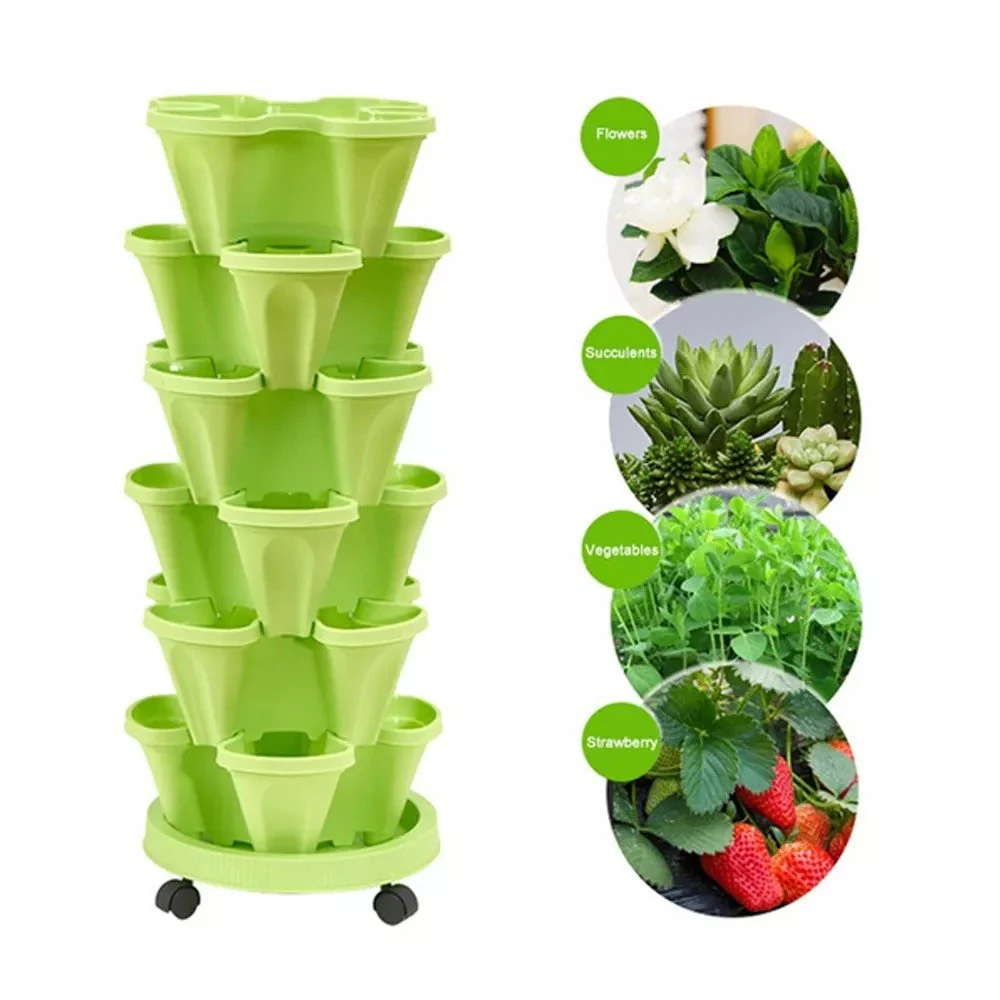 Space Saving Garden Planter with Wheels