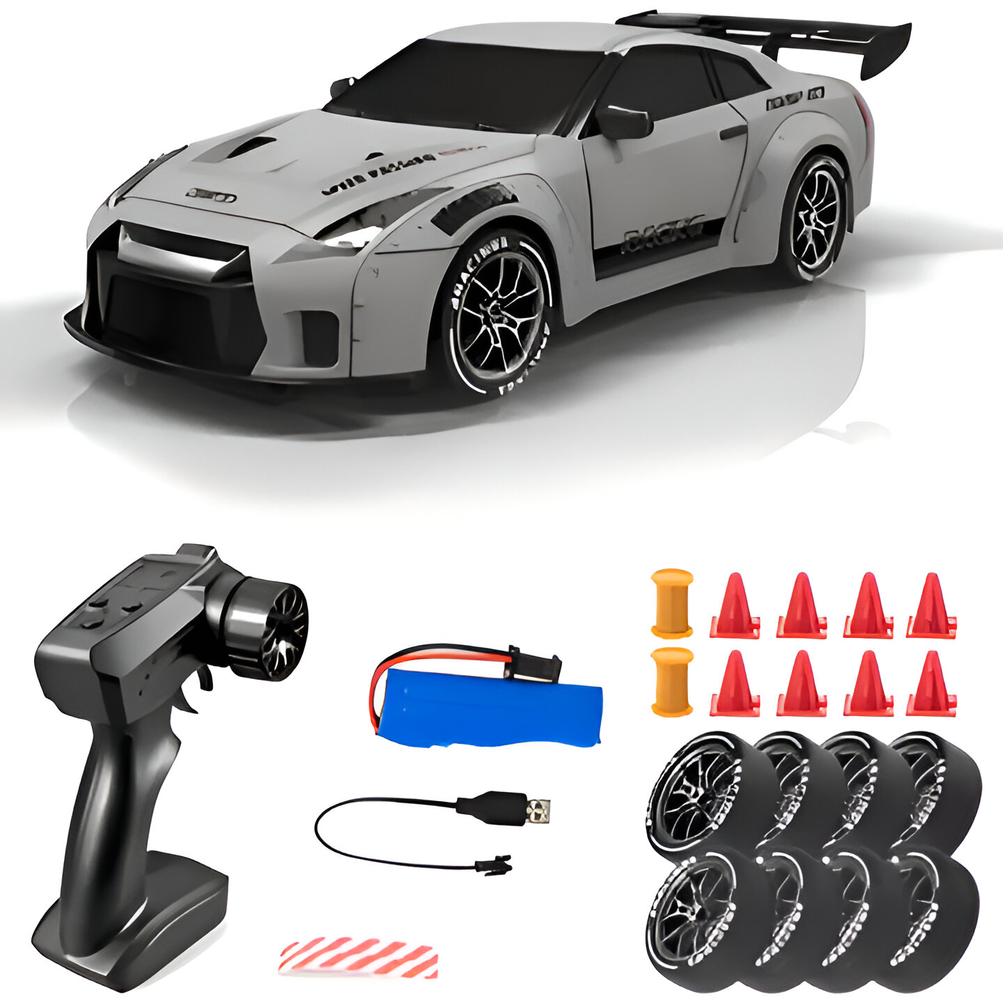 Classic Offroad RC Vehicle with LED Headlights