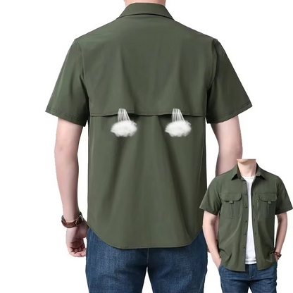 Men's Breathable Cool Cotton Casual Shirt