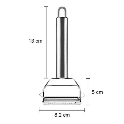 Easy Grip Stainless Steel Veg Peeler & Cutter