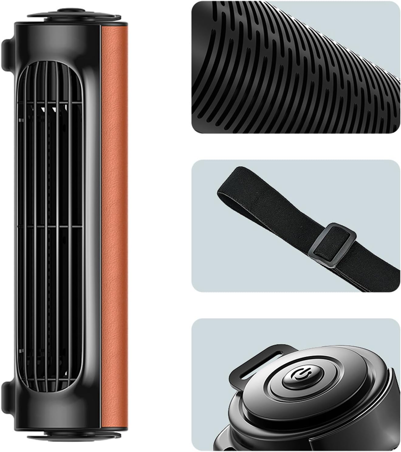 Compact Car Ventilation Fan with Adjustable Mount