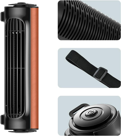 Compact Car Ventilation Fan with Adjustable Mount