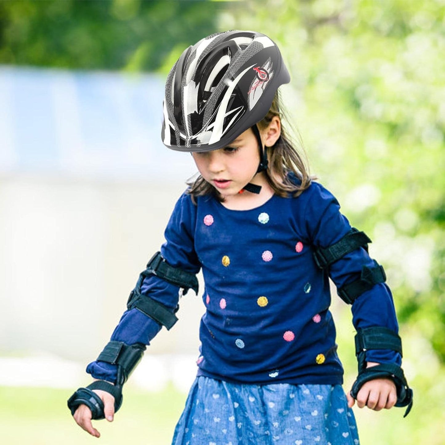 Fun Kids Bike Helmet with Cartoon Characters