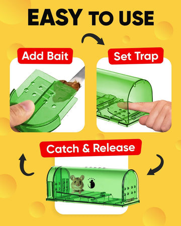Humane 4-Pack Mousetrap Set