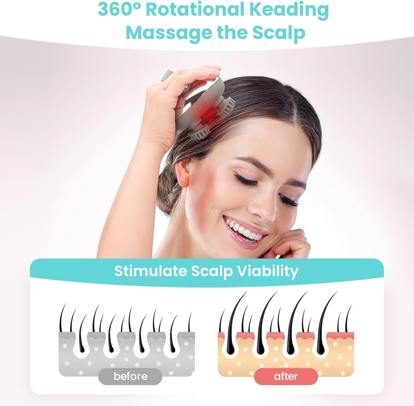 Handheld Rechargeable Head Massager