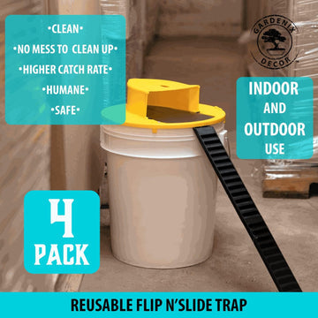 Humane 4-Pack Mouse Trap Bucket Lids
