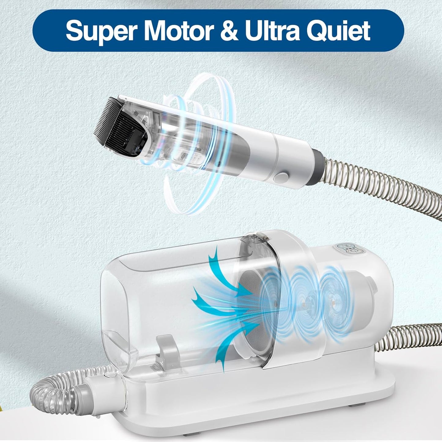 Quiet Pet Hair Cleaner Vacuum System