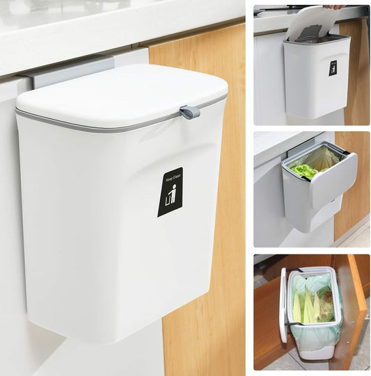 Compact 2.4 Gallon Kitchen Composter Bin - Hehif