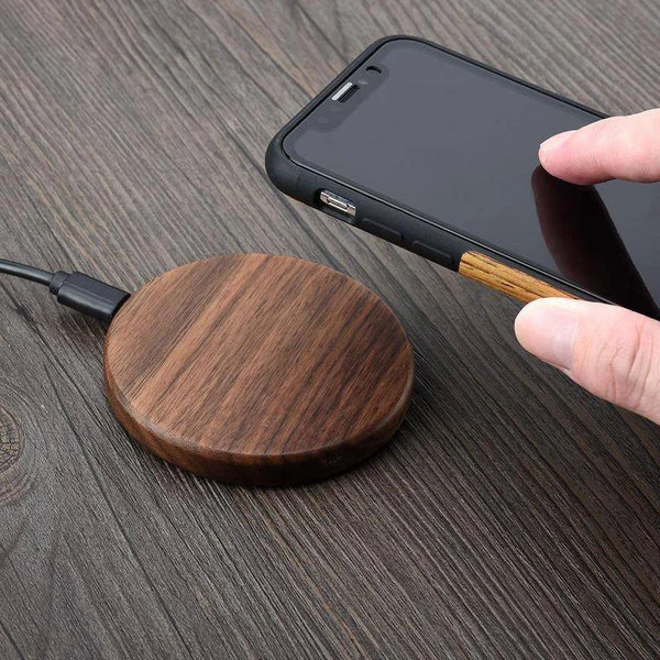 Quick Wireless Wood Phone Charger - Hehif