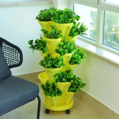 Space Saving Garden Planter with Wheels