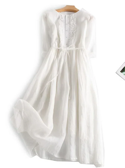 Floral Ruffled Summer Dress