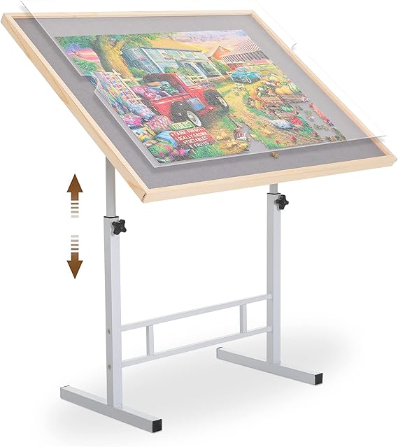 Large Jigsaw Puzzle Desk with Storage for 1500 Pieces