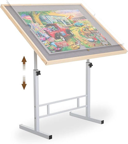 Large Jigsaw Puzzle Desk with Storage for 1500 Pieces
