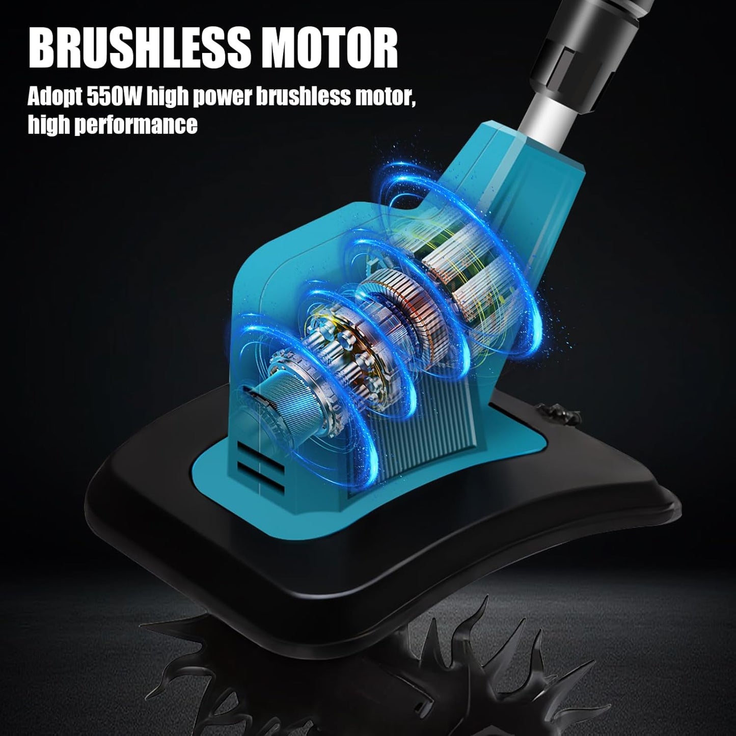 Portable Electric Garden Tiller
