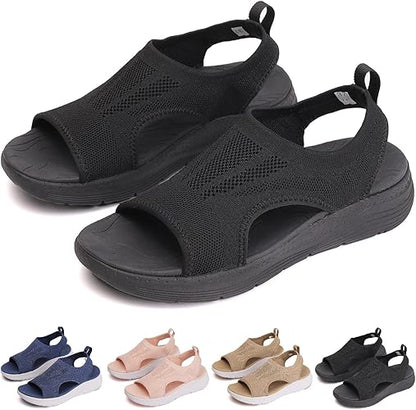Breathable Lightweight Wedge Sandals for Women - Hehif