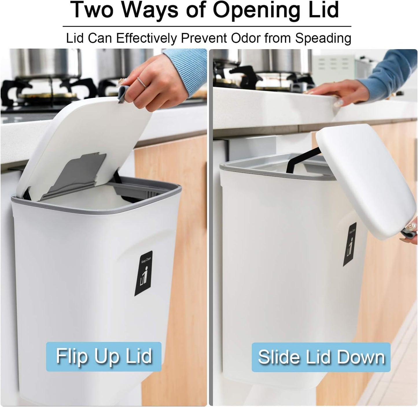 Compact 2.4 Gallon Kitchen Composter Bin