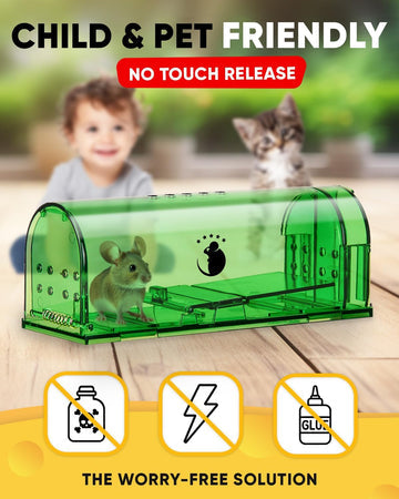 Humane 4-Pack Mousetrap Set