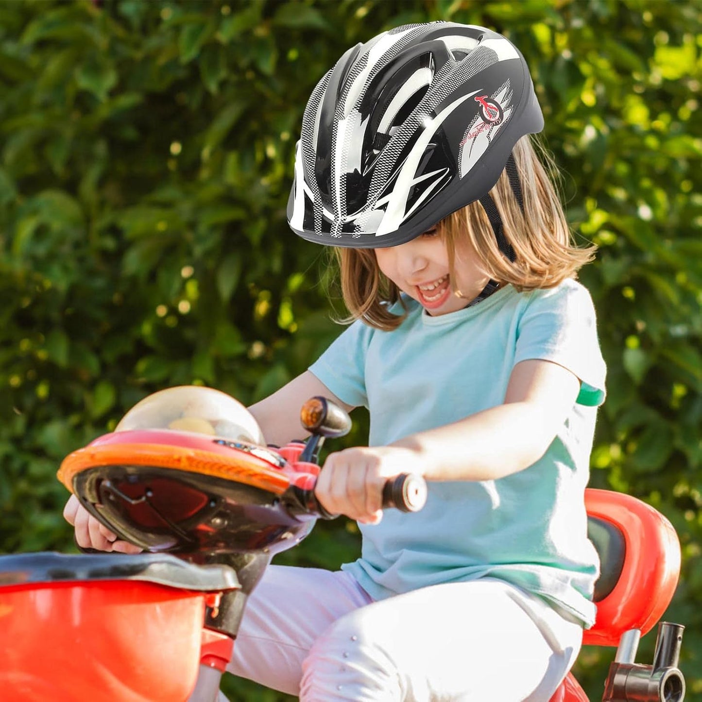 Fun Kids Bike Helmet with Cartoon Characters