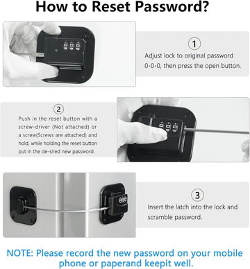 Secure Refrigerator Locks 2 Pack