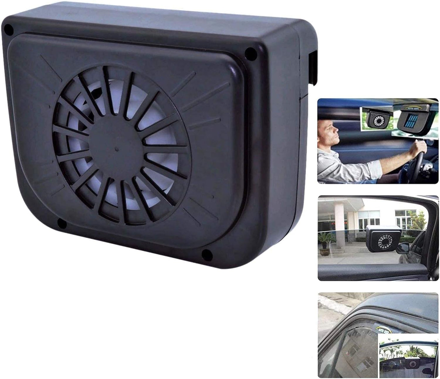 Car Air Purifier Fan with Solar Power