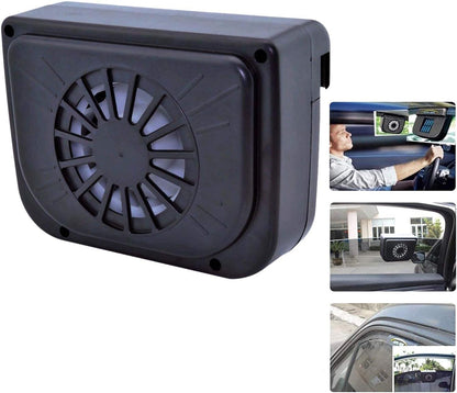 Car Air Purifier Fan with Solar Power