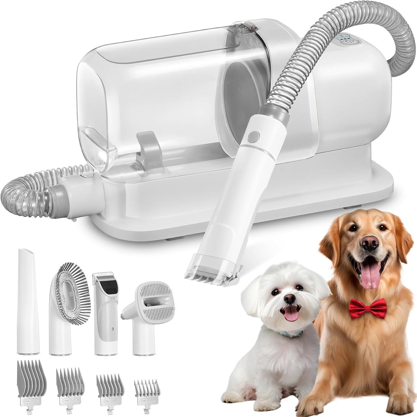 Quiet Pet Hair Cleaner Vacuum System - Hehif