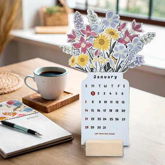 Colorful Daily Desk Calendar Planner Organizer - Hehif