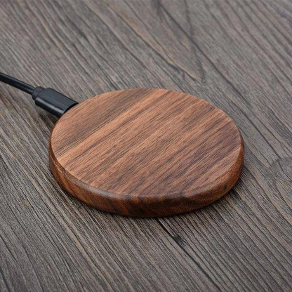 Quick Wireless Wood Phone Charger