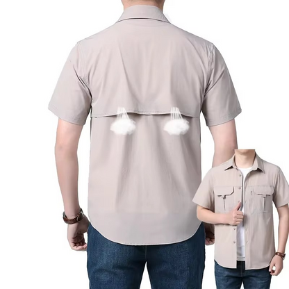 Men's Breathable Cool Cotton Casual Shirt