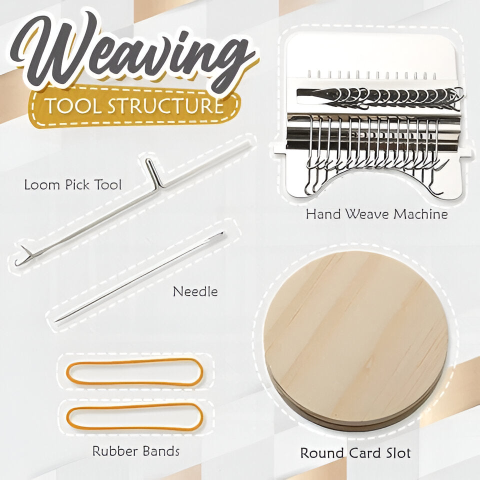 Portable Compact Weaving Loom