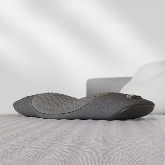 Heated Back Support Cushion with Vibration Massage Therapy - Hehif