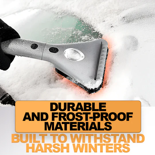 Fast Thermal Ice Windshield Scraper